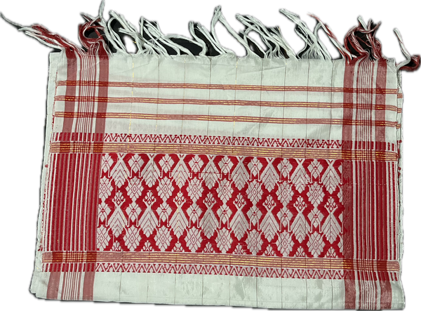 Traditional Assamese occasion handloom Gamusa