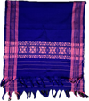Assamese Tiwa handloom Blue Gamusa