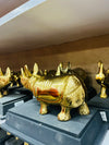 Beautiful handcrafted Brass Rhino Statue