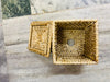 Natural cane tissu box
