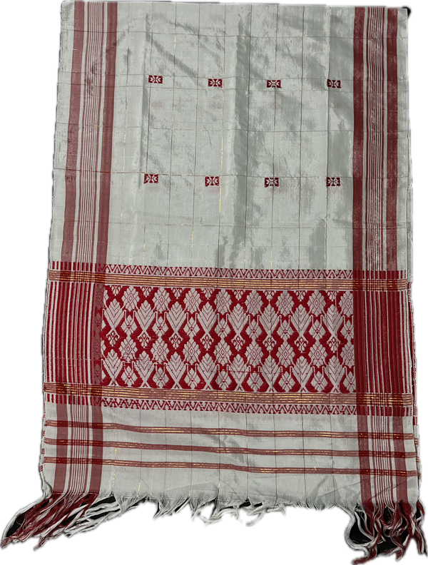 Traditional Assamese occasion handloom Gamusa