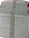 Traditional Assamese occasion handloom Gamusa- with traditional floral motif