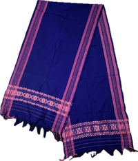 Tiwa Blue Gamusa [ HANDLOOM] NOT WEARABLE