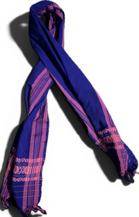 Tiwa Blue Gamusa [ HANDLOOM] NOT WEARABLE