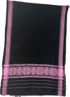 AssameseTiwa Handloom Black Gamusa