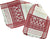 Pride of Assam traditional white handloom gamusa with red floral paisley motifs and golden threads. Woven Masries fabric.